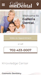 Mobile Screenshot of galleriadentalhenderson.com